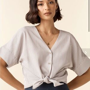 Vetta, Girlfriend Blouse, Black/White (Small)